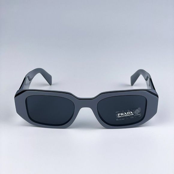 Prada Other - Prada PR17WS 11N09T Sunglasses Marble Gray Graphite Black Rectangle Unisex